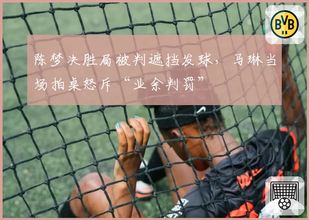 陈梦决胜局被判遮挡发球,马琳当场拍桌怒斥“业余判罚”
